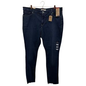 Levi's 311 Shapping Skinny Dark Blue Womens Straight Leg Jeans SIZE 22W NWT